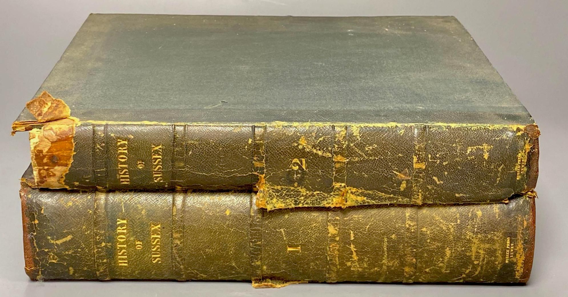 Horsfield, Thomas Walker - The History, Antiquities and Topography of the County of Sussex, 2 vols, Lewes 1835 (sold waf)